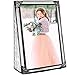 4x6 Picture Frame Clear Glass Wedding Photo Frame Family Anniversary Baby Keepsake Gift Vintage Home DÃ©cor J Devlin Pic 360-46V (4x6 Vertical)