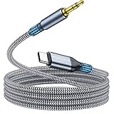 MORELECS Aux to USB C, 3.3ft Aux Cord to USB C Compatible with iPhone 15/16/17, Galaxy S24/S23, iPad Pro, Pixel - Type C to 3.5mm Cord for Car, Headphones, Speakers