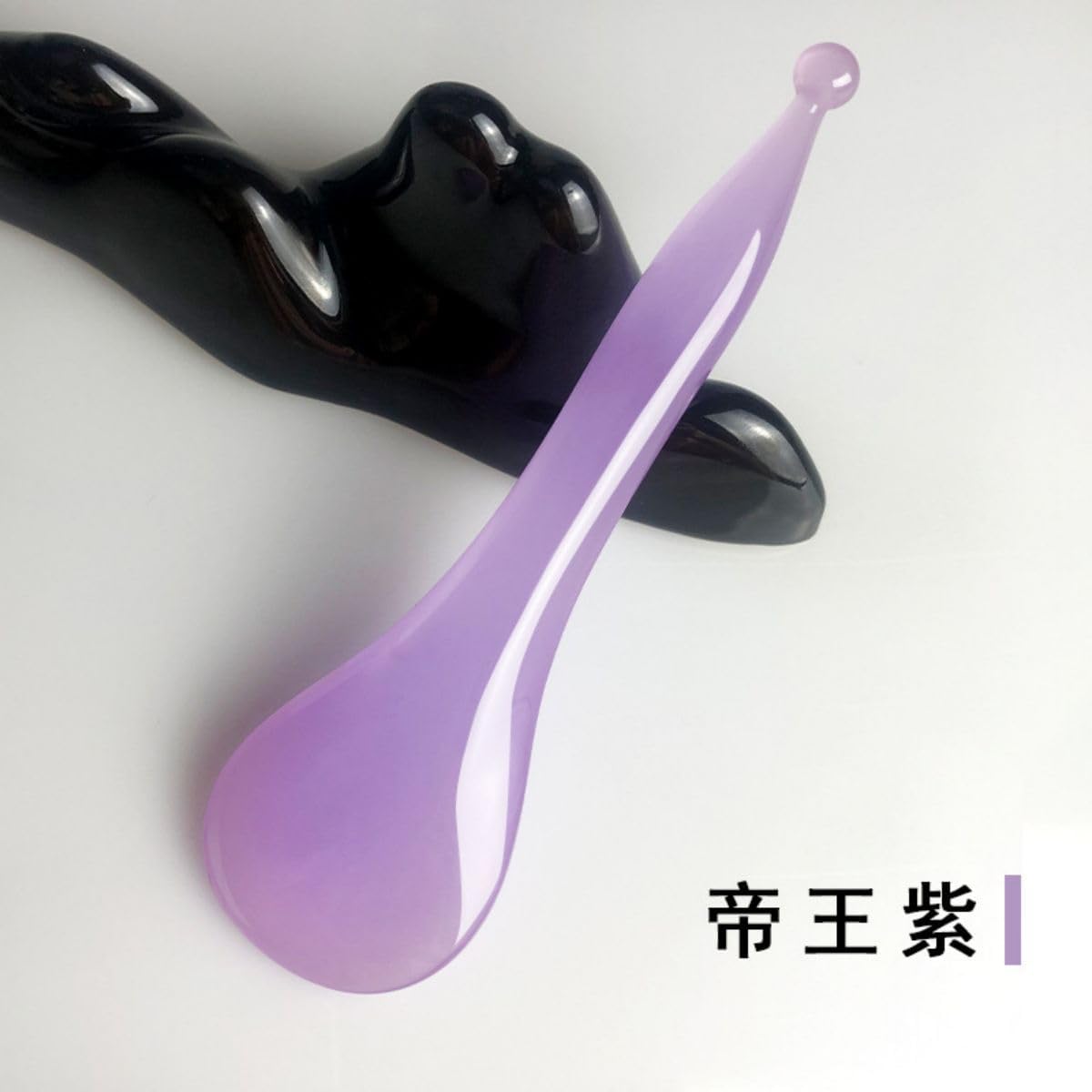 Portable Massager Natural Facial Gua Sha Scraping Massage Tool, Natural Scraping Massage Set for Whole Body, 头部刮痧拍刮眼部经络 Neck, Shoulder Back Massager 按摩板工具 image 2