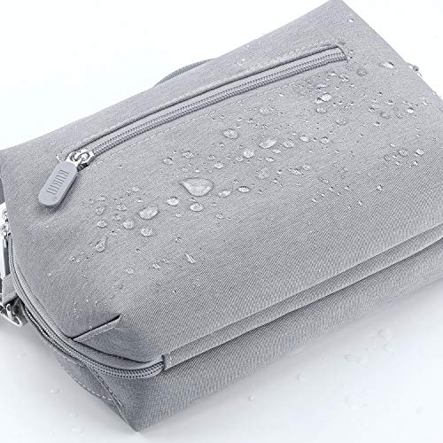 Bubm Electronics Organizer, With Multi-Layer Storage And Detachable Strap (Light Gray) #TOP5