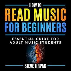How to Read Music for Beginners Audiolibro Por Steve Tirpak arte de portada
