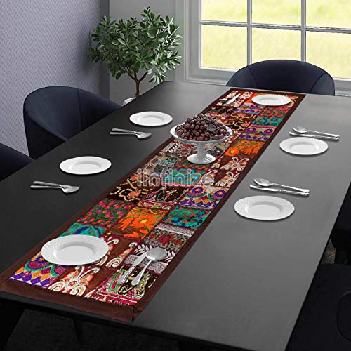 Tapis de bol rectangulaire patchwork pour protéger vos meubles de la chaleur - 7