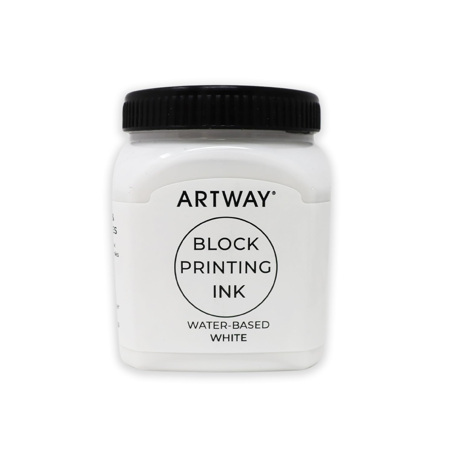 Artway White Premium Block Printing Ink - 250Ml - Ideal For Relief, Block And Lino Printmaking