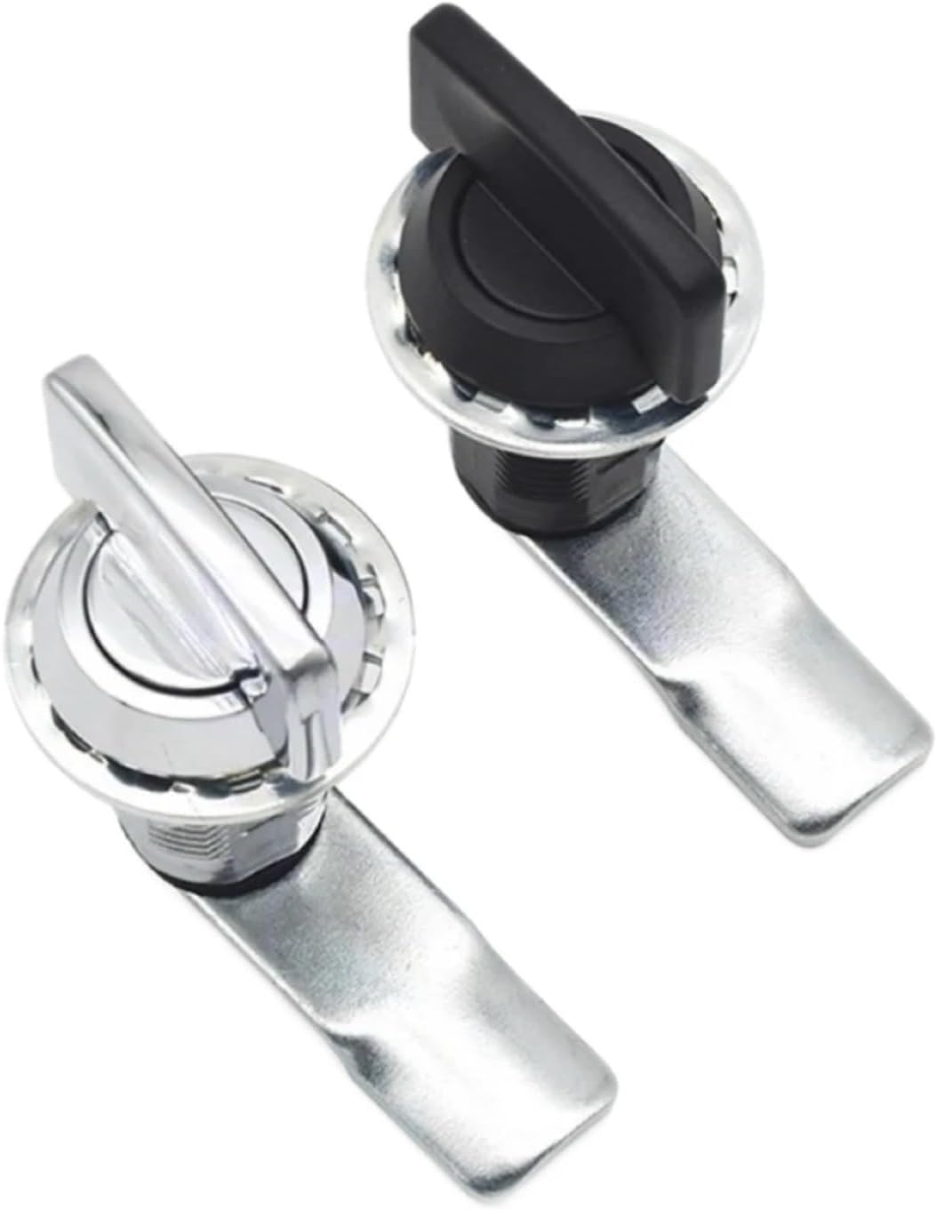 Handle Cylindrical Rotating Tongue Lock Distribution Cabinet and Electrical Box Rotary Door 1Pcs(A)