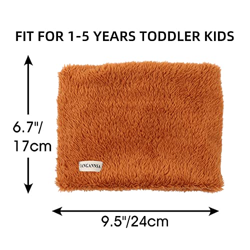 Image of JANGANNSA Fleece Kids Scarf - Warm Winter & Autumn Neck Warmer for Boys & Girls 1-6Y