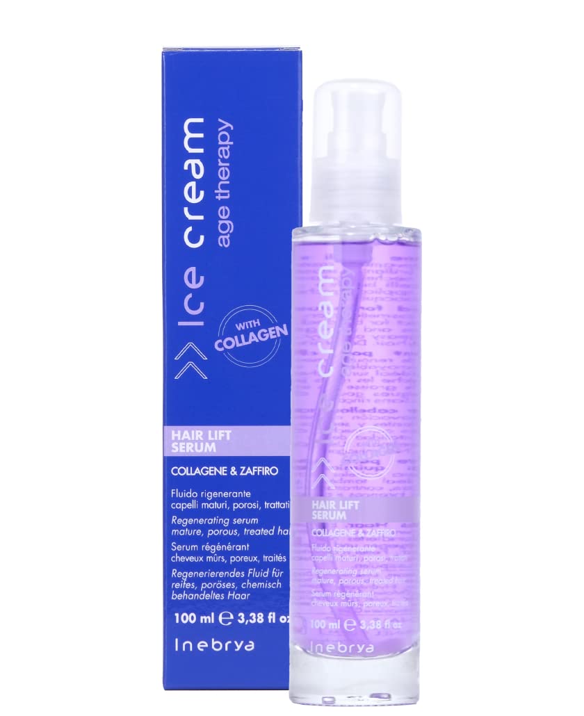 Inebrya Ice Cream Hair Lift Serum Collagene & Zaffiro Suero