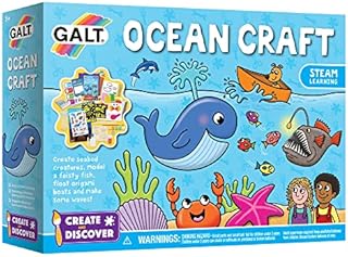 Galt Toys, Create and Discover - Ocean Craft, Craft Kits for Kids, Ages 5 Years Plus