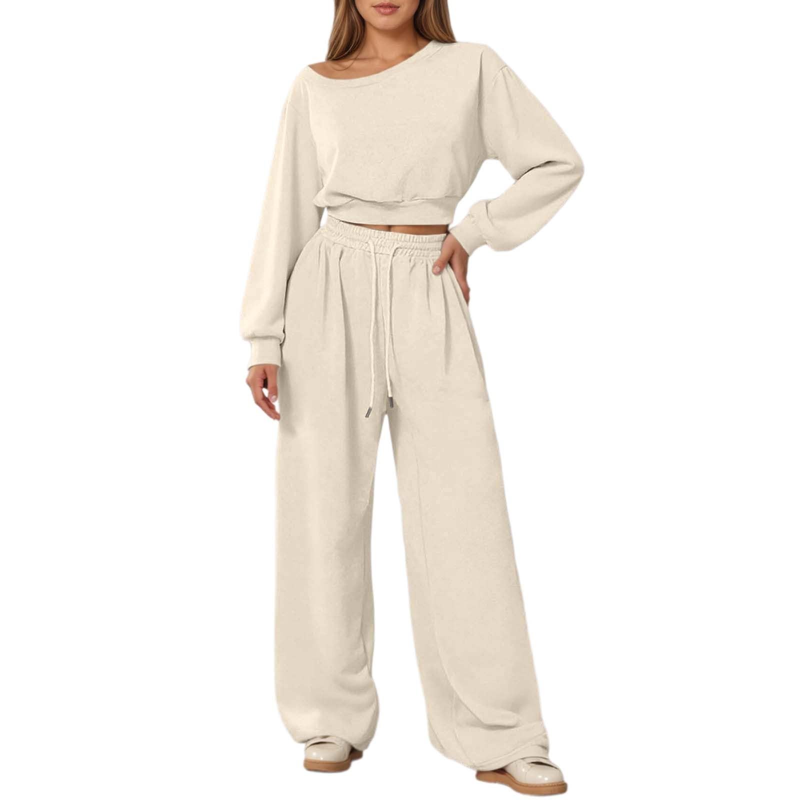 BIBOKAOKE Y2K Streetwear Women's Tracksuit, Off-the-Shoulder Top