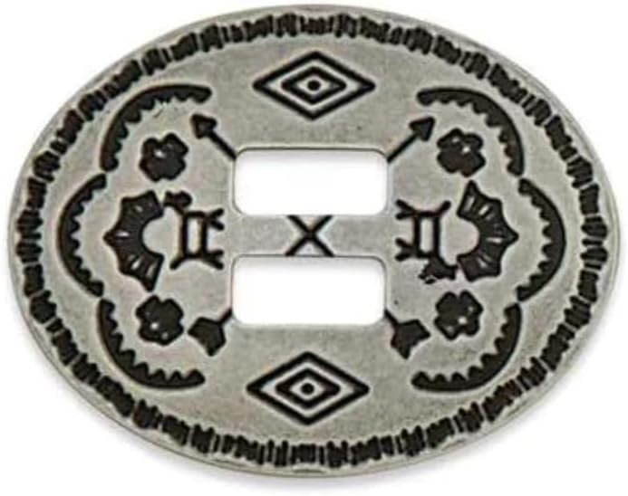 Oval Southwest Slotted Concho 6 Pack Tandy Leather 1349-01