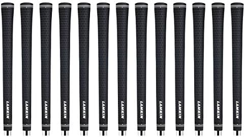 Lamkin Crossline Black Undersize 13 Piece Golf Grip Bundle (