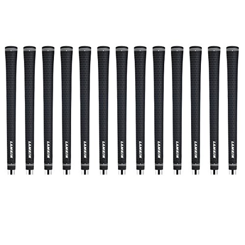 Lamkin Crossline Black Undersize 13 Piece Golf Grip Bundle (
