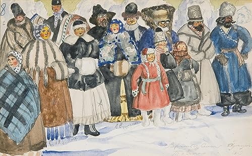 Tableaux sur toile art décoratif Kustodiev passion opéra