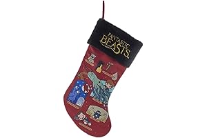 Kurt S. Adler Harry Potter Fantastic Beasts Stocking, Multicolor