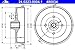 Produktbild ATE 24022300041 Bremstrommel