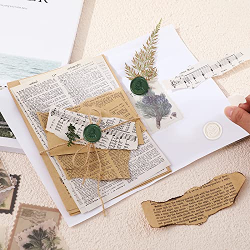 80 Pieces Wax Seal Stickers Envelope Seal Stickers Wedding Invitation Envelope Seals Self Adhesive Stickers For Christmas Birthday Bridal Shower Party Presents Supplies (Green Series) #TOP3