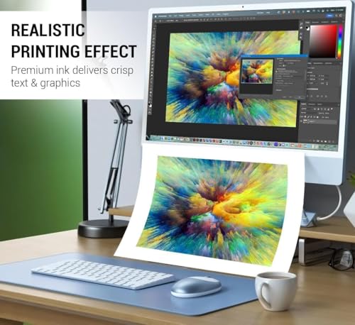 Image of KOSH 011 & 012 Refill Ink Bottle Compatible for Epson L8180 and L8160 Printers (6, BK C M Y GY PB Set)