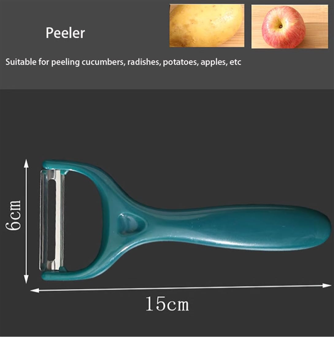 Pelador de patatas en forma de Y, pelador de frutas ultra afilado de cocina premium con hoja afilada para zanahorias, papas, naranjas, cítricos 6