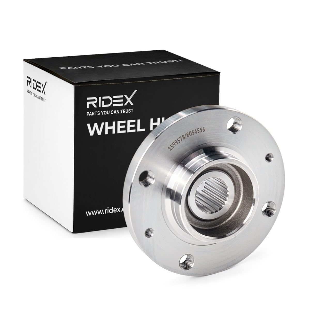 RIDEX 653W0006 Moyeu de roue des deux côtés de l'Avant Compatible avec PEUGEOT 206 3/5 portes 2A/C