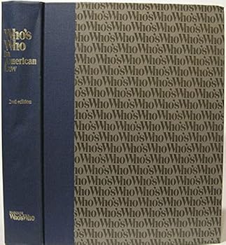 Hardcover Who's Who in American Law Book