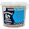 Walters Variety Pellets (10L Tub) | Pond Fish Food for Goldfish, Koi and all Cold Water Pond Fish | Nutritional Floating Fish Food Pellets in Stay Fresh EasyTubs and Refill Bags