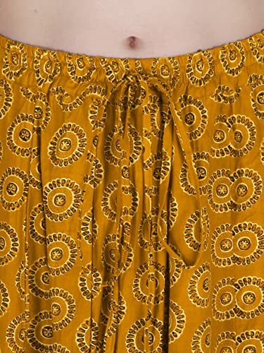 Image of Sttoffa Cotton Printed Women Wear Maxi Long Skirt 40 inch inch Full Length