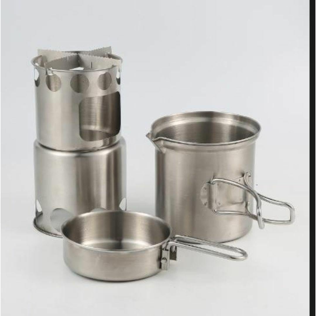 ウッドストーブ＆クッカーセット ネイチャーストーブ 焚き火台 キャンプ