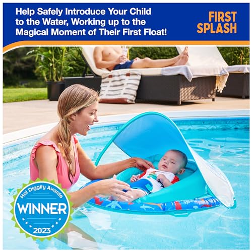 SwimWays Infant Spring Float with Canopy for Kids 3-9 Months - image 6