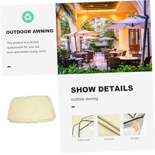 Housse balancelle jardin imperméable facile à poser pour préserver le tissu