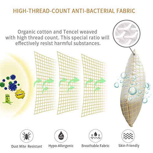 Neipota King Size Pillows, Pillows King Size Set Of 2 Down Alternative Bed Pillows & Positioners, Cooling And Firm Fluffy Hotel King Pillow 2 Pack For Sleeping Almohadas, Machine Washable 20" X 36" #TOP4