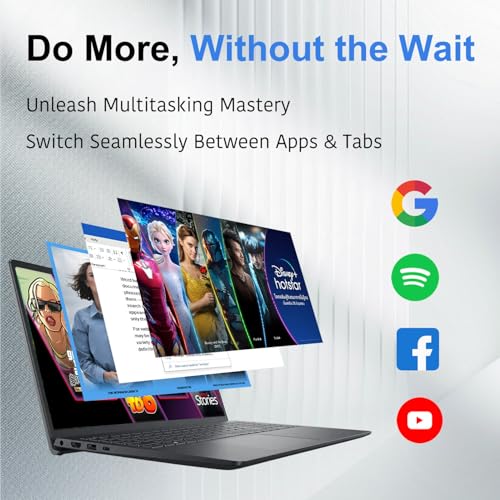 Image of Dell Inspiron 15.6 inch FHD Laptop Computer | Intel Core i5 CPU | 8GB RAM | 256GB SSD | Wi-Fi & HD Webcam | Anti-Glare Display for Business & School | Numeric Keyboard | Long Battery Life