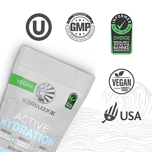 Sunwarrior Active Hydration Electrolyte Vitamin C Elderberry B12 Dietary Supplement | Plant Based Organic Vegan Gluten Free Non-Gmo Low Carb | Coconut Berry 210G 30Srv #TOP2