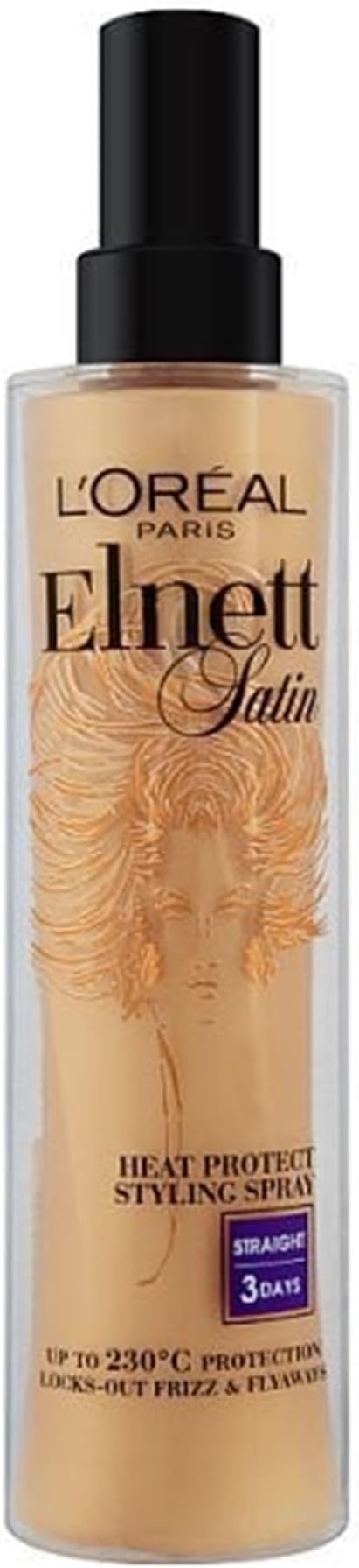 L'Oreal Elnett Heat Protect Styling Hairspray, 170ml