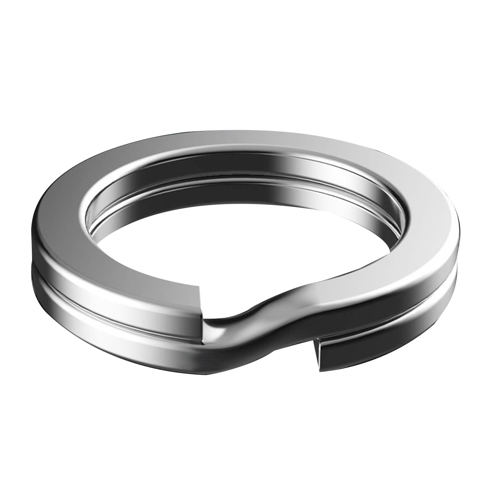 WMYCONGCONG 200 Pièces Anneaux Fendus En Acier Inoxydable