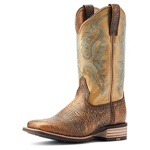 ARIAT ARIAT BMVY9 Womens Olena Western Boot Bronze Age/Green Mile 7