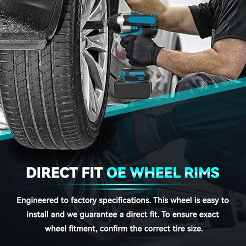 HOLUEKU 20Inch 20"x9.5" Rear Multispoke Premium Aluminum Alloy Wheel Rim Fits for Mercedes Benz S500 S550, Bolt Pattern-5x112mm, Offset-43mm, Hub Bore-66.6mm