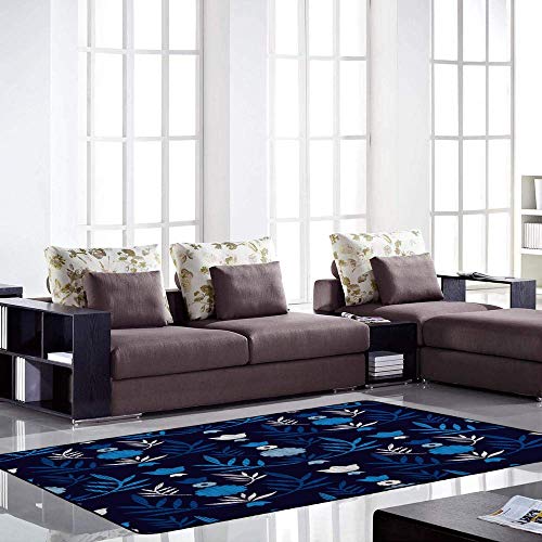 Tapis de sol antidérapant et lavable moderne pour cuisine et salon - 4