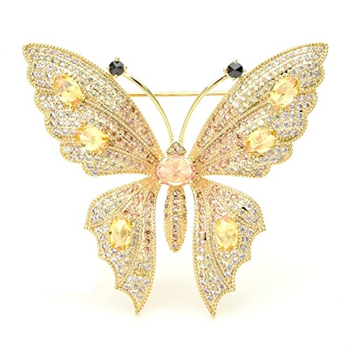 Broche papillon pour femmes idéale pour sublimer vos robes de fête et de banquet