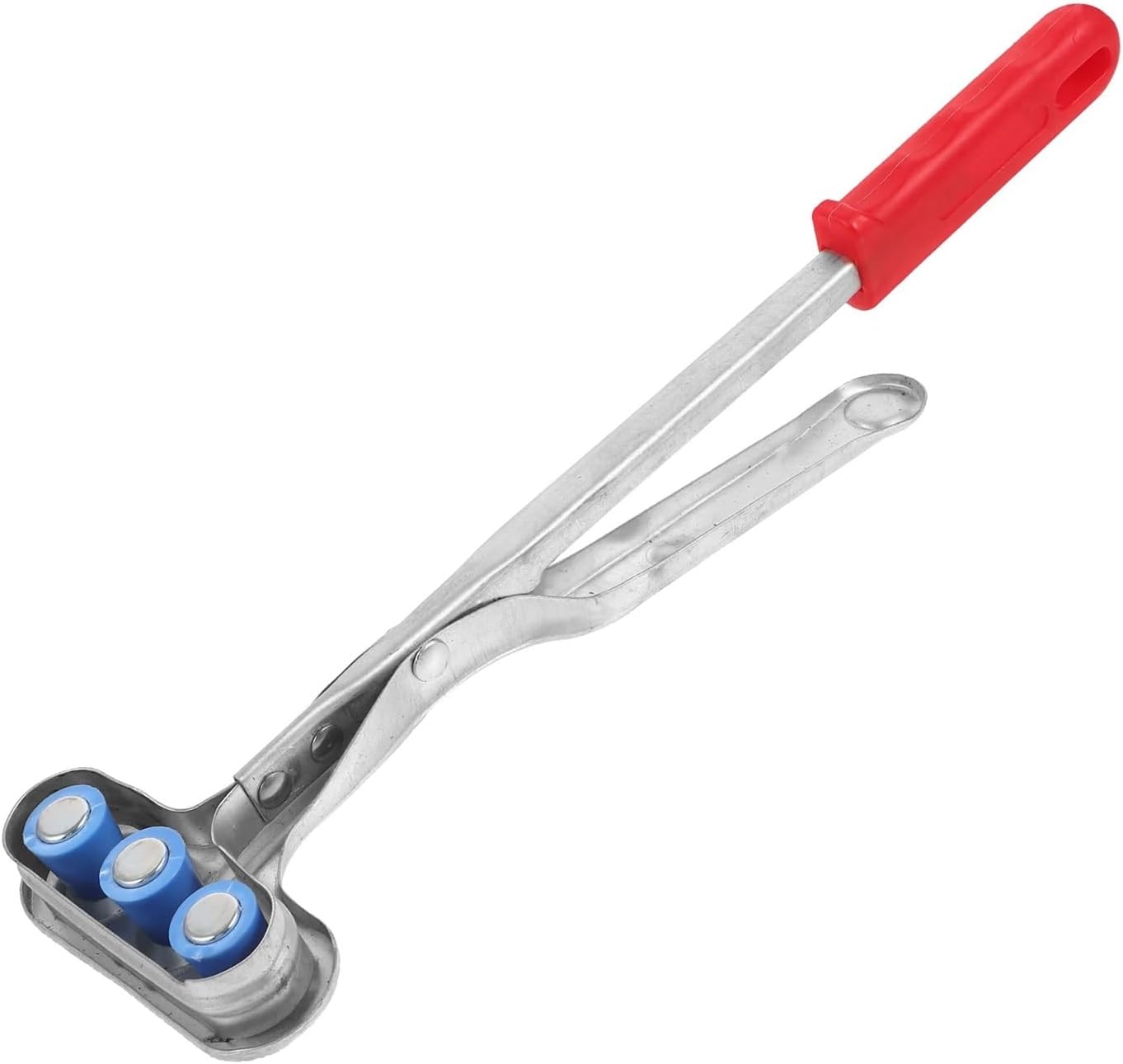 Strong Magnetic Claw Pick Up Tool Heavy Duty Magnetic Pick Up Tool 3-Head Magnetic Safety Pliers Security Handle Device Tool Magnets Sweeper Magnetic Pickup Tool
