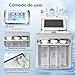 Imagen de Memows Hydrafacial Machine Dispositivo Hydrafacial Profesional 6 en 1 Hidrógeno y Oxígeno Máquina de Belleza Hydrodermabrasion Máquina de Cuidado de la Piel Hydro La Dermoabrasión con Pantalla LED