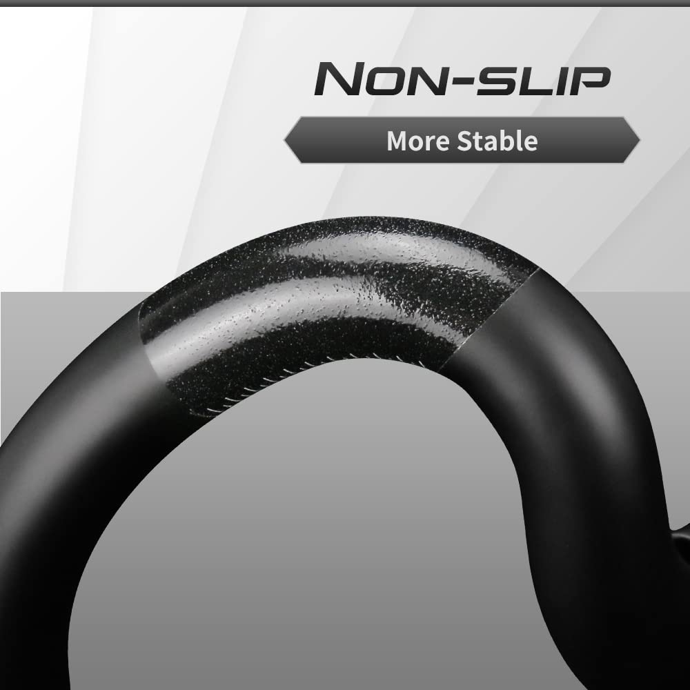 Alfa Pasca Manubrio per bici da corsa 31,8 * 478mm, manubrio aero per bici da corsa in carbonio UD opaco
