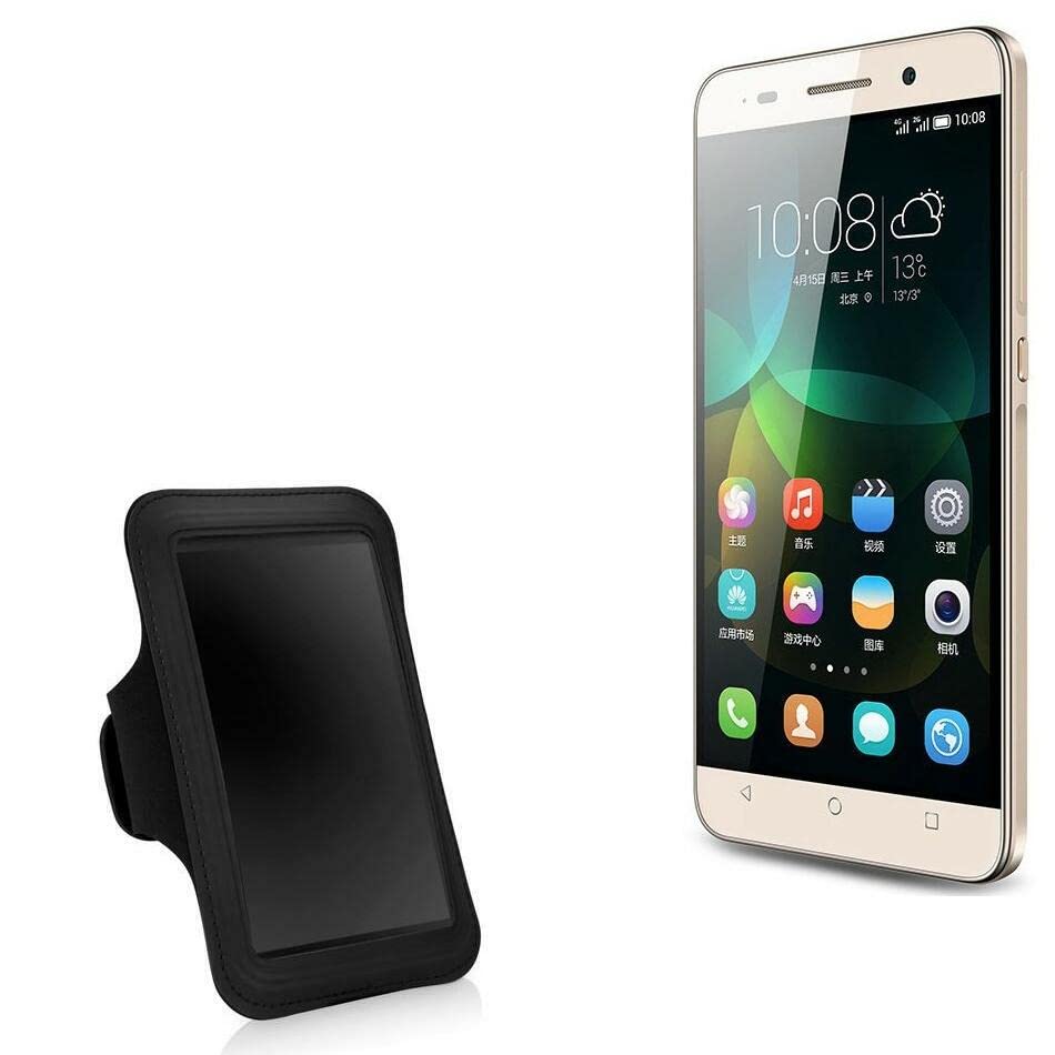 BoxWave Case Compatible with Honor 4C - Sports Armband, Adjustable Armband for Workout and Running for Honor 4C - Jet Black