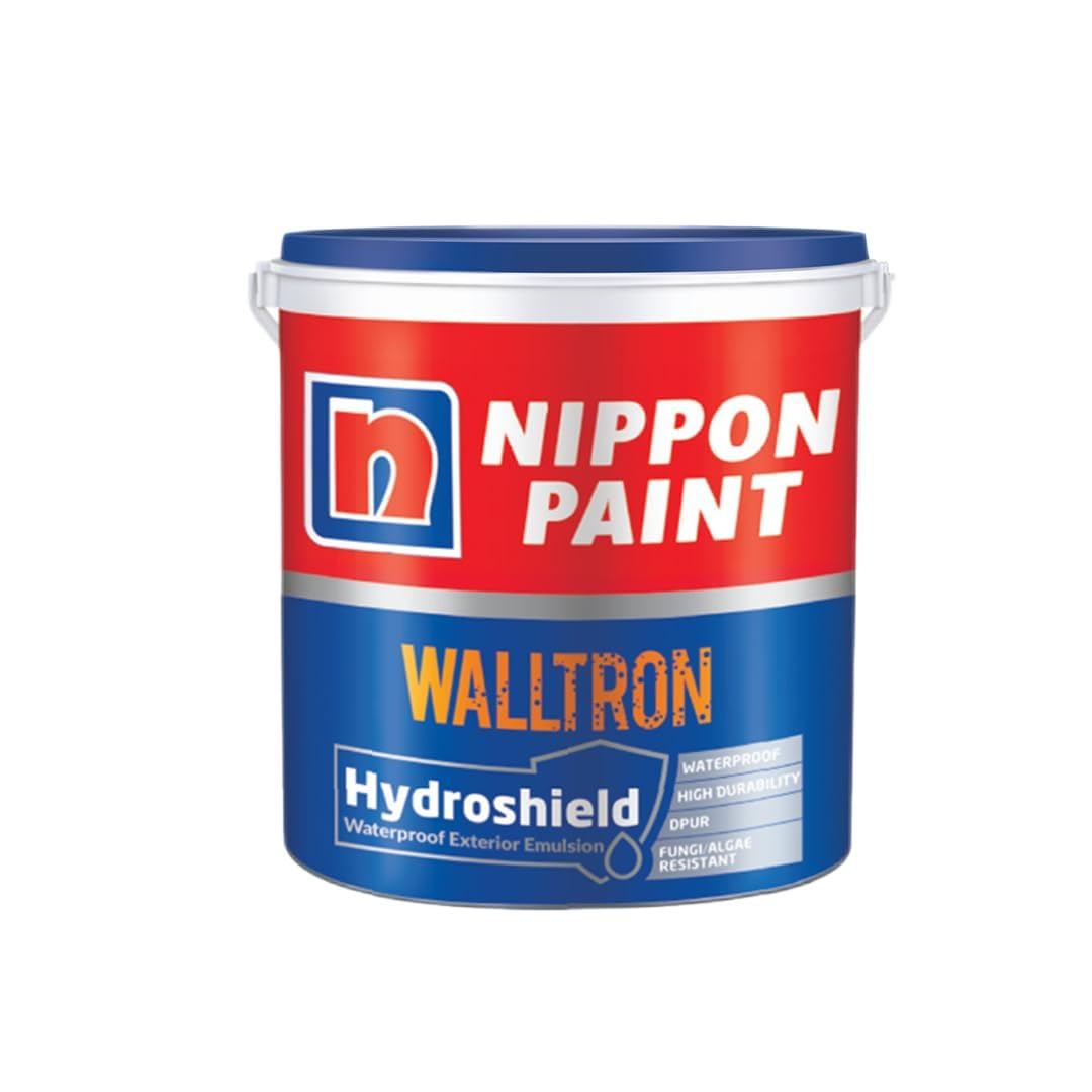 Nippon PaintWalltron Hydroshield Waterproofing Emulsion (1 L, White), Acrylic
