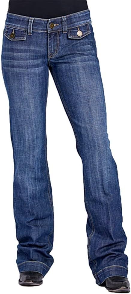 Tin Haul Western Jeans Womens Rosie Bootcut Blue 10-054-0280-2004 BU