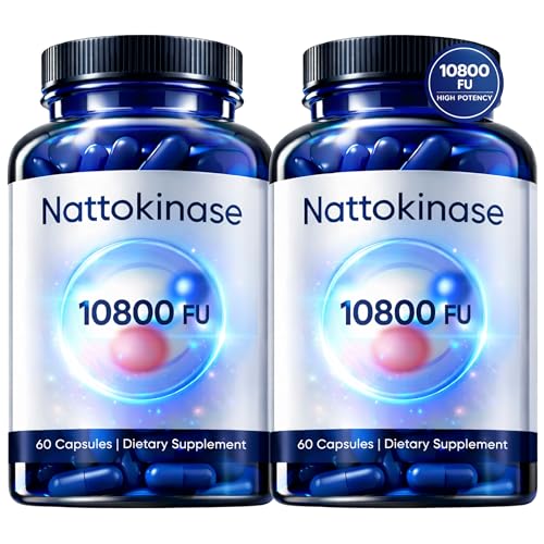 Art anime Ultimate Nattokinase Capsules Nattokinase Supplement Organic 10800 FU Per Serving Nattokinase Organic for Body Health and Daily Wellness Support Vegan Gluten Free 60 Capsules (2)