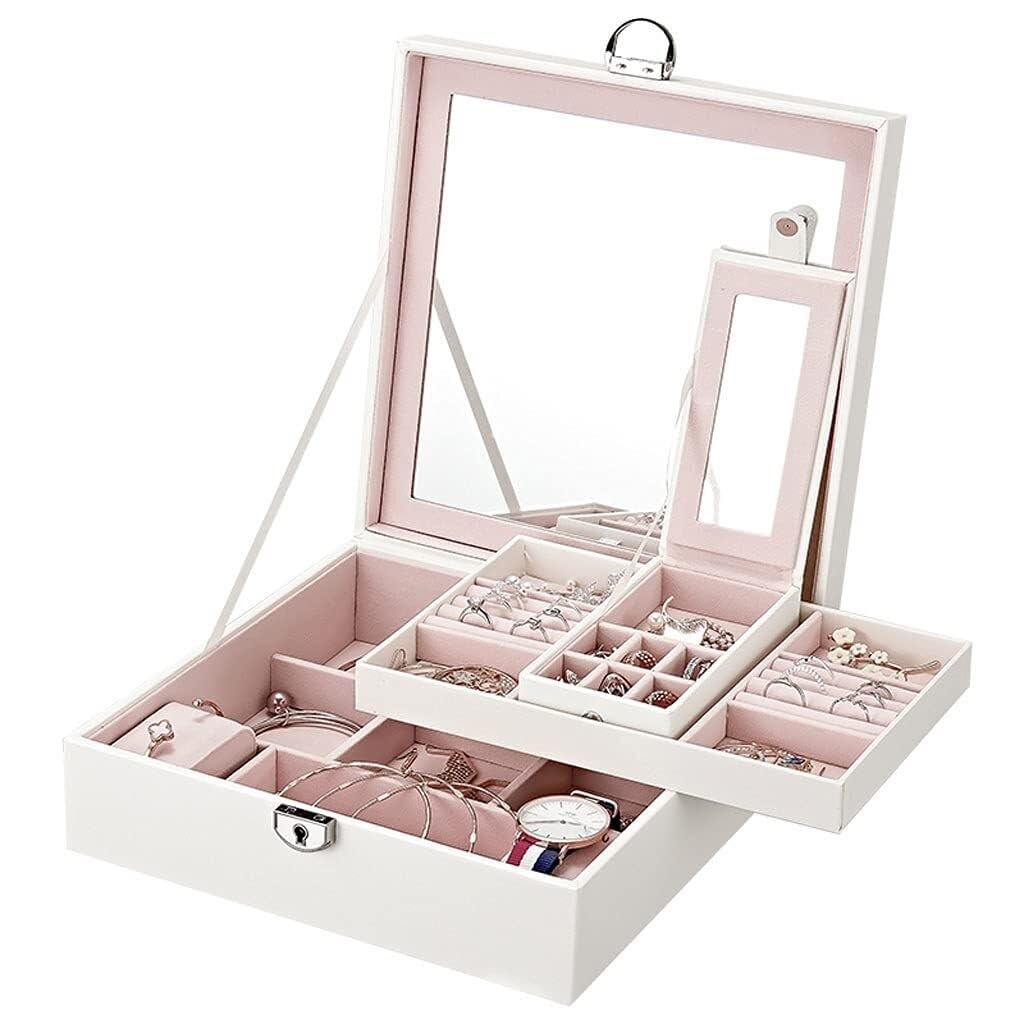 Boîte de rangement de bijoux pour ne plus emmêler vos colliers et bagues