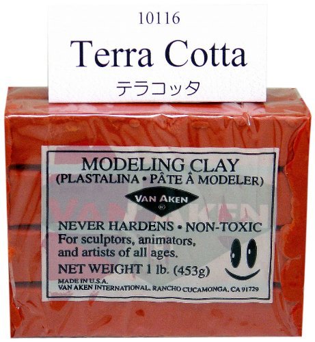 Van Aaken Modeling Clay 1lb Terra Cotta by Van Aaken