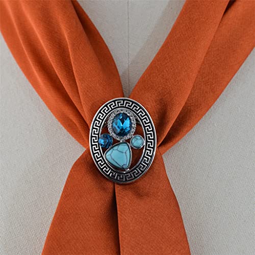 Écharpe pince broche boucle anti-glissement en acrylique pour fixer vos étoles fines