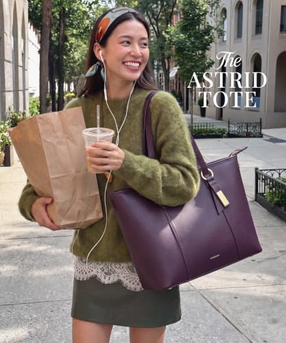 Image of MOKOBARA Astrid Tote 22L Laptop Bag 16 Inch Office Travel Handbag Wine