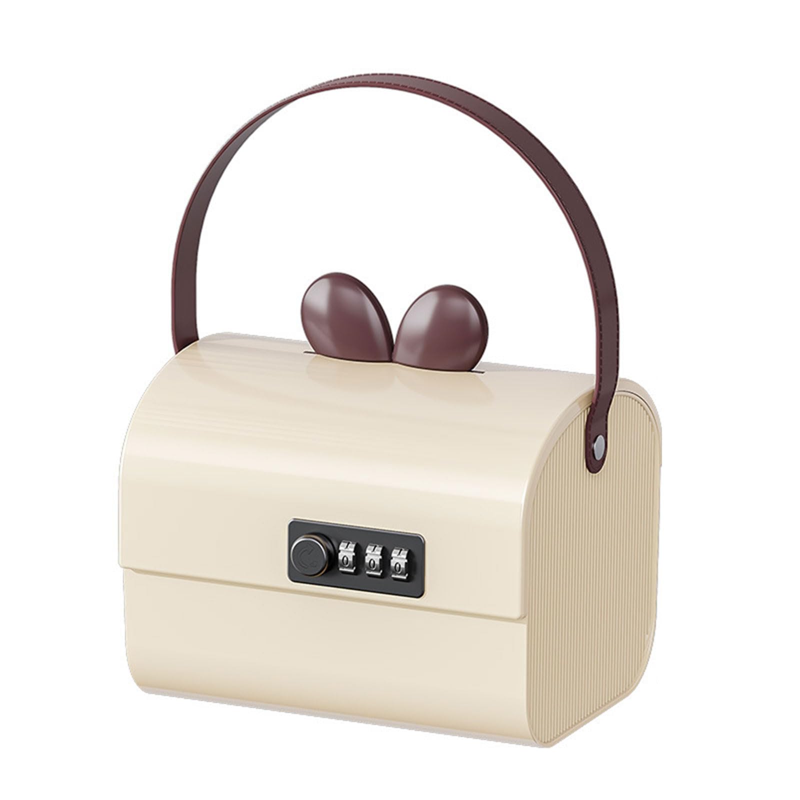 Buxuaaaa Girls Yellow And Secure Money Box With Code Children Password Piggy Banks Toy With Combination For Teaching Financial Skills Money Storage Box