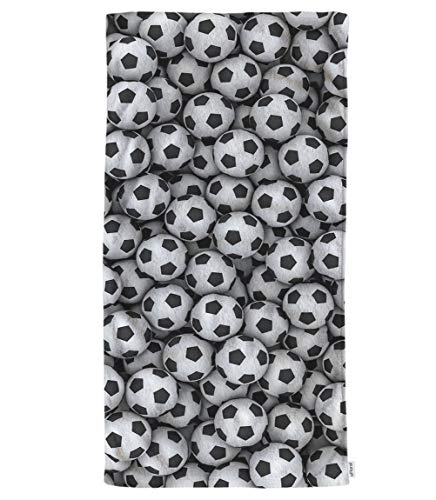 Ofloral Hand Towels Cotton Washcloths Cool Soccer Ball Art Amazing Football Pattern,Comfortable Soft Towels For Bathroom Spa Gym Yoga Beach Kitchen,Hand Towel 15X30 Inch #TOP12